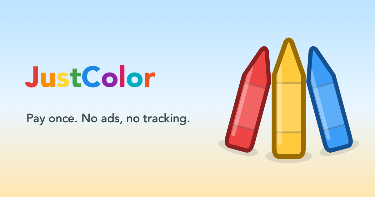 Just colors, an app for kids logo
